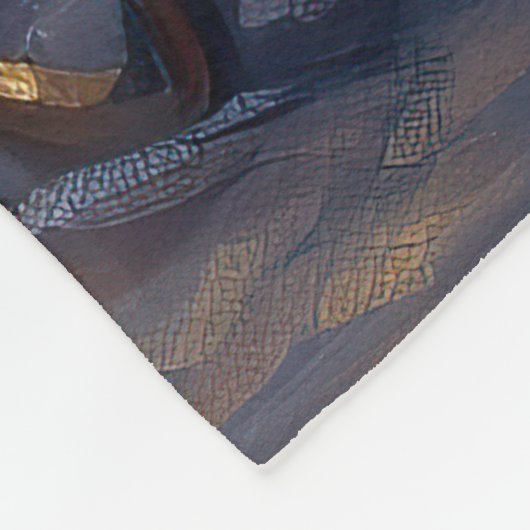 Pommerse Kerst Feestelijk Seizoen Geborsteld Fleece Deken (Hoek)