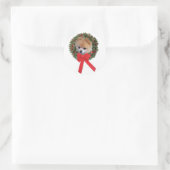 Pommerse Kerst sticker (Tas)