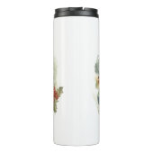 Pommerse Kerstkrans Feestelijke Pup Thermosbeker (Achterkant)