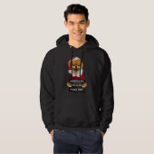 Pommerse kerstman hoodie (Voorkant volledig)