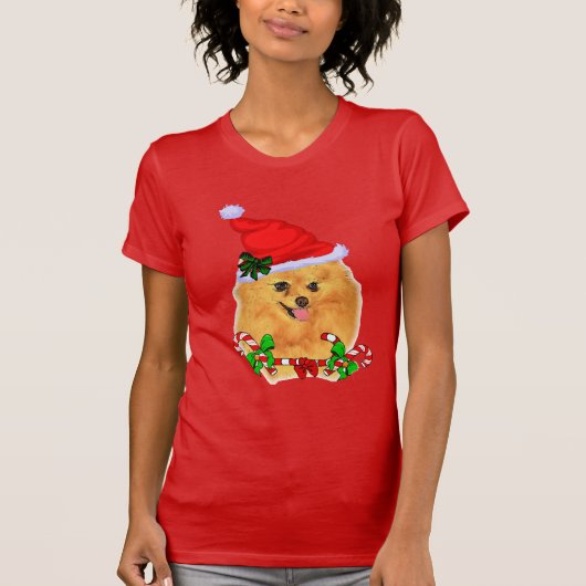 Pommerse kerstmis t-shirt (Voorkant)