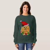 Pommerse kerstmis trui (Voorkant volledig)