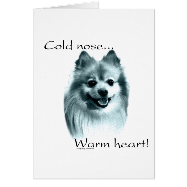 Pommerse koude neus warm hart (Voorkant)