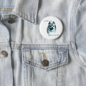 Pommerse koude neus warm hart - Button (In situ)