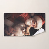 Pommerse met Sinterklaas Feestelijke Kerstmis Bad Handdoek (Handdoek)