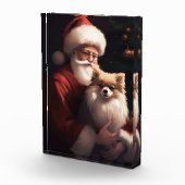 Pommerse met Sinterklaas Feestelijke Kerstmis Fotoblokken (Rechts)