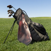 Pommerse met Sinterklaas Feestelijke Kerstmis Golfhanddoek (Groen)