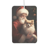 Pommerse met Sinterklaas Feestelijke Kerstmis Luchtverfrisser (Voorkant)