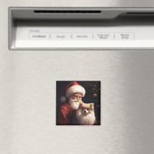 Pommerse met Sinterklaas Feestelijke Kerstmis Magneet (Insitu (Vaatwasser))