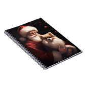 Pommerse met Sinterklaas Feestelijke Kerstmis Notitieboek (Rechterzijde)