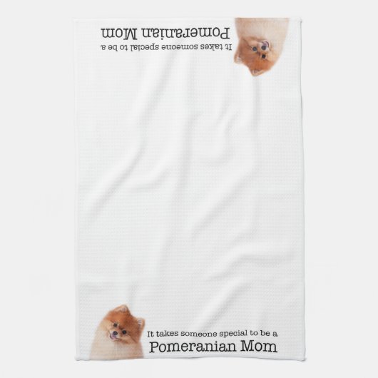 Pommerse moeder keukenhanddoek (Verticaal)
