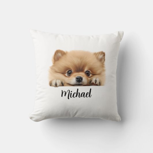 Pommerse Peking Honden Sublimatie Bundel Grafisch Kussen (Voorkant)