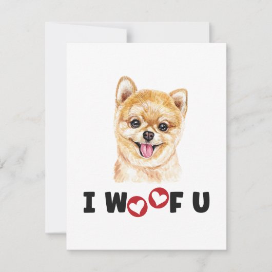 Pommerse pom Dog ik wil je (Voorkant)