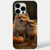 Pommerse Puppy Herfst Verrukking Pompoen Case-Mate iPhone Case (Achterkant)