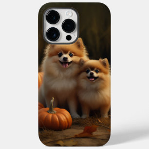 Pommerse Puppy Herfst Verrukking Pompoen Case-Mate iPhone 14 Pro Max Hoesje