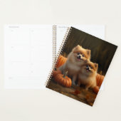 Pommerse Puppy Herfst Verrukking Pompoen Planner (Display)