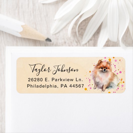 Pommerse retouradres etiket (Insitu)