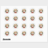 Pommerse ronde Stickers (Vel)
