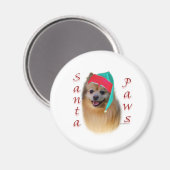 Pommerse Santa Paws Magneet (Voorkant / Achterkant)