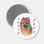 Pommerse Santa Paws - Magneet (Voorkant / Achterkant)