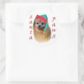Pommerse Santa Paws - Sticker (Tas)
