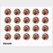 Pommerse Santa Xmas stickers (Vel)