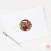 Pommerse Santa Xmas stickers (Envelop)