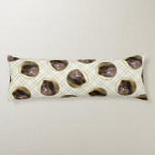 Pommerse Schilderij Sinaasappel Sable Originele Ho Lichaamskussen (Achterkant)