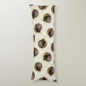 Pommerse Schilderij Sinaasappel Sable Originele Ho Lichaamskussen (Voorkant Verticaal)