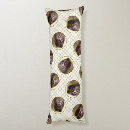 Pommerse Schilderij Sinaasappel Sable Originele Ho Lichaamskussen (Achterkant (Verticaal))