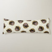 Pommerse Schilderij Sinaasappel Sable Originele Ho Lichaamskussen (Voorkant)