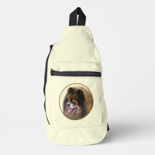 Pommerse Schilderij Sinaasappel Sable Originele Ho Sling Bag (Voorkant)