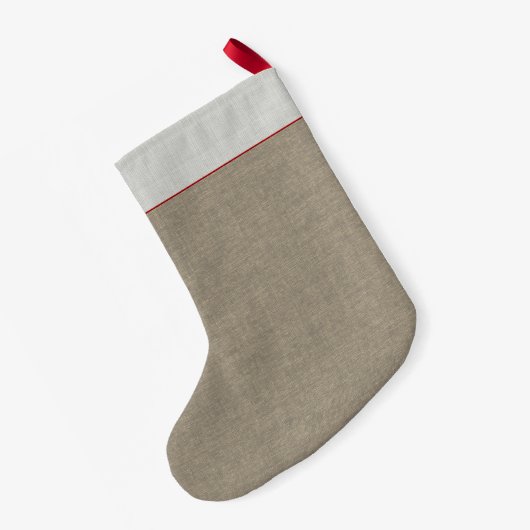 Pommerse Silhouet Schattige Hondenliefhebber vakan Kleine Kerstsok (Achterkant (Hangend))