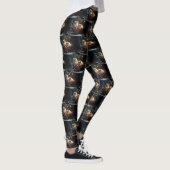 Pommerse Sneeuwslee Kerstdecoratie Leggings (Rechts)