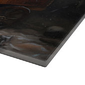 Pommerse Sneeuwslee Kerstdecoratie Snijplank (Hoek)