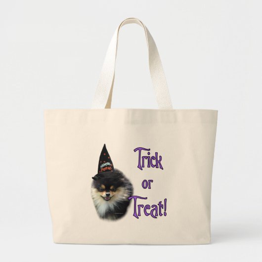 Pommerse truc grote tote bag (Voorkant)