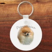 Pommerse vader 2 sleutelhanger (Voorkant)