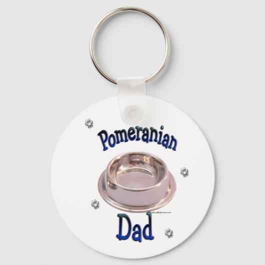 Pommerse vader Sleutelhanger (Voorkant)