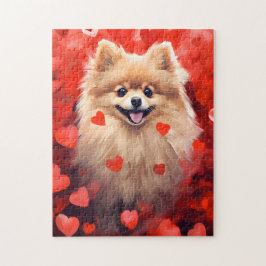 Pommerse Valentijnsdag Legpuzzel