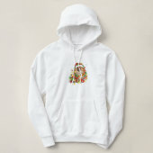 Pommerse verpakt in kerstverlichting hoodie (Design voorkant)