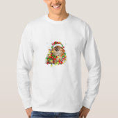 Pommerse verpakt in kerstverlichting t-shirt (Voorkant)