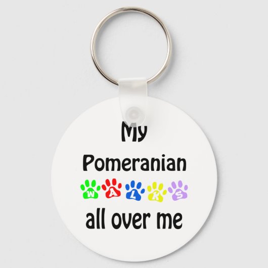 Pommerse wandelingen ontwerp sleutelhanger (Voorkant)