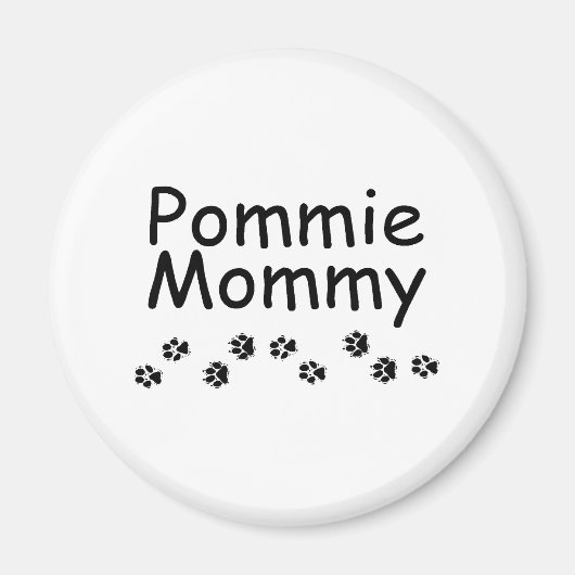 Pommie Mommy Magneet (Voorkant)