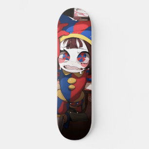 Pomni (The Amazing Digital Circus) - Angstig Offic Persoonlijk Skateboard