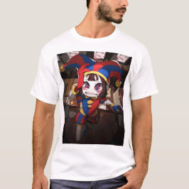 Pomni (The Amazing Digital Circus) - Angstig Offic T-shirt