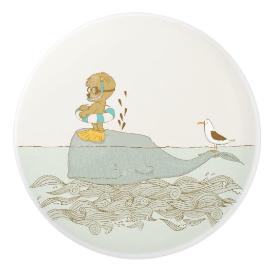 Pomo de cerámica de la colección Magical Nursery Keramische Knop (Voorkant)