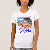 PoMo Girl & Dog T-shirt (Voorkant)