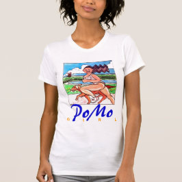 PoMo Girl & Dog T-shirt