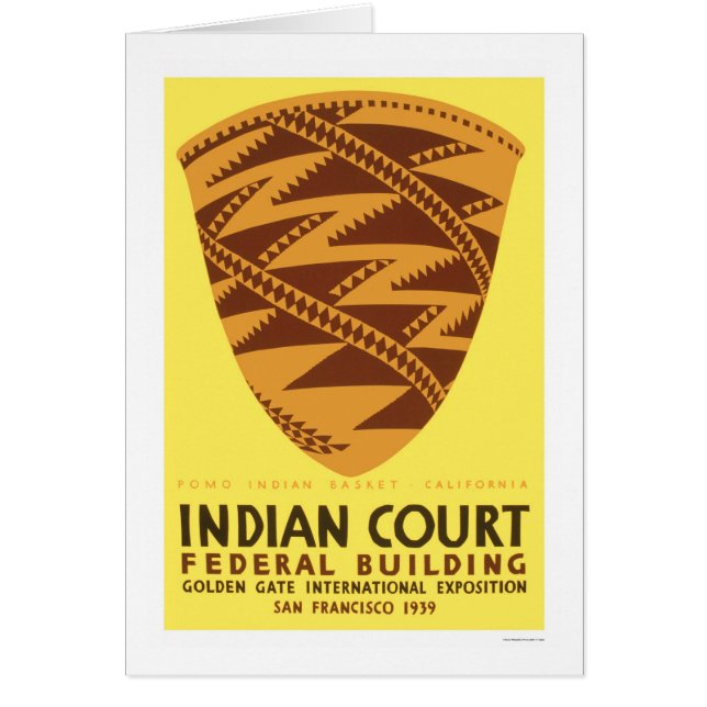 Pomo Indian Basket 1939 WPA (Voorkant)