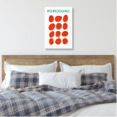Pomodoro Italiaans tomatenretro Moderne  stijl Canvas Afdruk (Insitu (Slaapkamer))